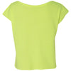 Next Level Women's Neon Yellow Terry Dolman Tee