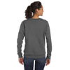 Anvil Women's Charcoal Crewneck Fleece Sweatshirt