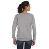 Anvil Women's Sport Grey Crewneck Fleece Sweatshirt