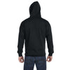 Anvil Men's Black Full-Zip Hooded Fleece