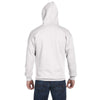 Anvil Men's White Full-Zip Hooded Fleece