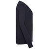 Russell Collection Women's French Navy Cotton Acrylic Crew Neck Sweater