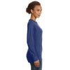 Anvil Women's Heather Blue Mid-Scoop French Terry Sweatshirt