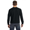 Anvil Men's Black Crewneck French Terry Sweatshirt