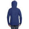 Anvil Women's Heather Blue Hooded French Terry Sweatshirt