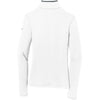Nike Women's White/Grey Dri-FIT Stretch 1/2-Zip
