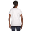 Anvil Women's White Midweight Mid-Scoop T-Shirt