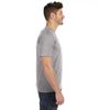 Anvil Men's Heather Grey Midweight Pocket T-Shirt