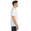 Anvil Men's White Midweight Pocket T-Shirt