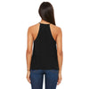 Bella + Canvas Women's Black Flowy High Neck Tank