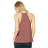 Bella + Canvas Women's Mauve Flowy High Neck Tank