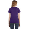 Anvil Women's Purple Lightweight T-Shirt