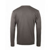SOL'S Men's Medium Grey Golden Cotton Acrylic V Neck Cardigan