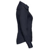 Russell Collection Women's French Navy Long Sleeve Classic Twill Shirt