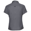 Russell Collection Women's Zinc Short Sleeve Classic Twill Shirt