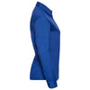 Russell Collection Women's Bright Royal Long Sleeve Easy Care Poplin Shirt