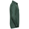 Russell Collection Men's Bottle Long Sleeve Easy Care Poplin Shirt