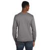Anvil Men's Storm Grey Lightweight Long-Sleeve T-Shirt