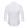 Russell Collection Women's White 3/4 Sleeve Tencel Fitted Shirt