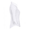 Russell Collection Women's White 3/4 Sleeve Tencel Fitted Shirt