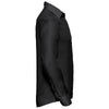 Russell Collection Men's Black Long Sleeve Tailored Ultimate Non-Iron Shirt