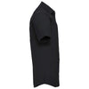 Russell Collection Men's Black Ultimate Short Sleeve Stretch Shirt