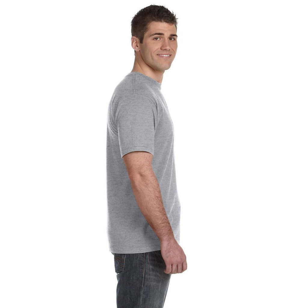 Anvil Men's Heather Grey Lightweight T-Shirt
