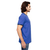 Anvil Men's Heather Blue/True Navy Lightweight Ringer T-Shirt