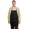 Port Authority Black Full Length Apron