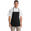 Port Authority Black Medium Length Apron