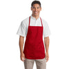 Port Authority Red Medium Length Apron