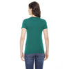 American Apparel Women's Evergreen Poly-Cotton Short-Sleeve Crewneck