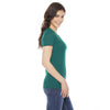 American Apparel Women's Evergreen Poly-Cotton Short-Sleeve Crewneck
