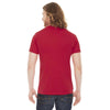 American Apparel Men's Red 50/50 Short Sleeve Tee