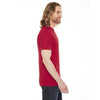 American Apparel Men's Red 50/50 Short Sleeve Tee