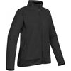 Stormtech Women's Black/Black Kinetic Bonded Knit Shell