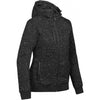Stormtech Women's Carbon Heather/Black Donegal Reversible Hoody