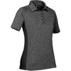 Stormtech Women's Carbon Heather/Black Tundra Polo