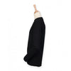 Front Row Men's Black Cable Knit Crew Neck Jumper