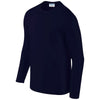 Gildan Men's Navy SoftStyle Long Sleeve T-Shirt