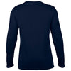 Gildan Men's Navy Performance Long Sleeve T-Shirt