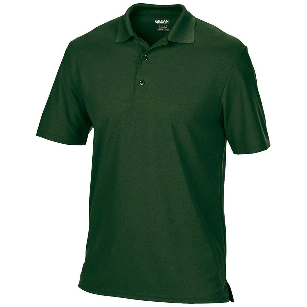 Gildan Men's Forest Performance Double Pique Polo Shirt