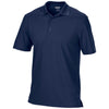 Gildan Men's Navy Performance Double Pique Polo Shirt