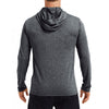 Gildan Men's Heather Sport Black Performance Hooded T-Shirt
