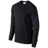 Gildan Men's Black Ultra Cotton Long Sleeve T-Shirt