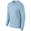 Gildan Men's Light Blue Ultra Cotton Long Sleeve T-Shirt