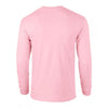 Gildan Men's Light Pink Ultra Cotton Long Sleeve T-Shirt