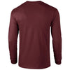 Gildan Men's Maroon Ultra Cotton Long Sleeve T-Shirt