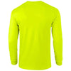 Gildan Men's Safety Green Ultra Cotton Long Sleeve T-Shirt