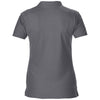 Gildan Women's Charcoal Performance Double Pique Polo Shirt